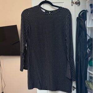 Black and White Polka Dot Dress